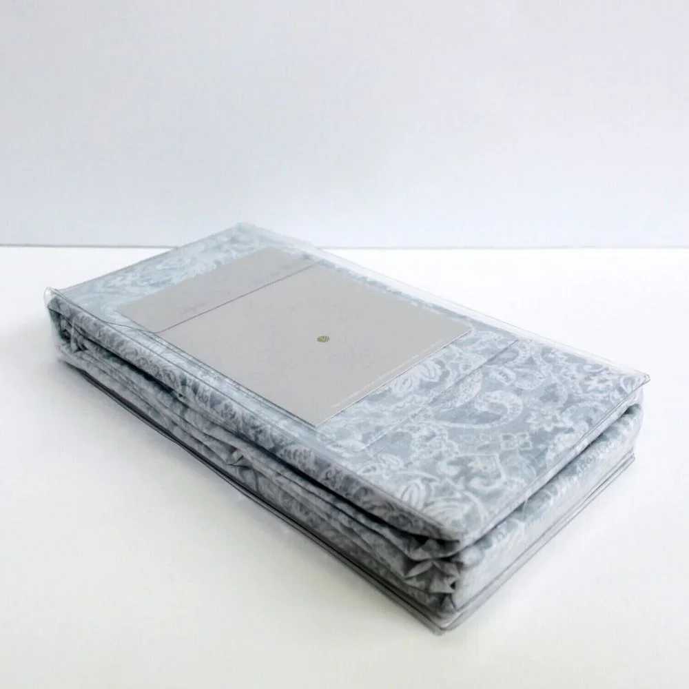 Envogue Luxury Linens Paisley 2 Piece Cotton Percale Standard Pillowcase Set